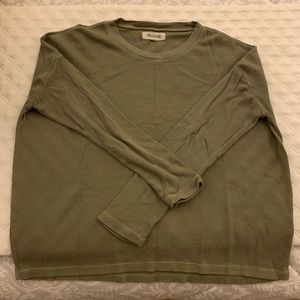 Madewell oversized thermal long sleeve